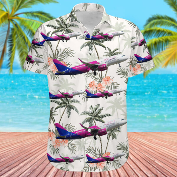 Airbus A320-232 Wizz Air Malta Hawaiian Shirt Airbus A320-232 Wizz Air Malta Hawaiian Shirt