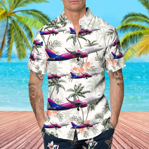 Airbus A320-232 Wizz Air Malta Hawaiian Shirt Airbus A320-232 Wizz Air Malta Hawaiian Shirt