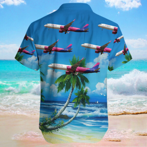 Airbus A321-271NX Wizz Air Malta Hawaiian Shirt Airbus A321-271NX Wizz Air Malta Hawaiian Shirt