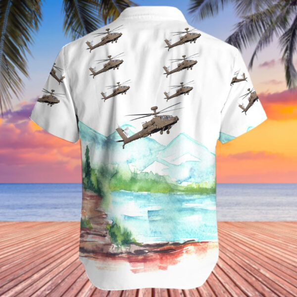 Boeing AH-64E Apache Guardian United Kingdom Army Air Corps Hawaiian Shirt