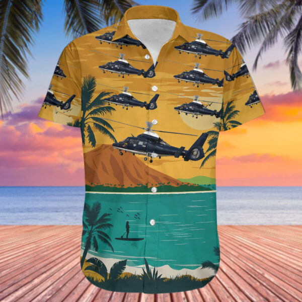 Aérospatiale SA 365N3 Dauphin AH.1 United Kingdom Army Air Corps Hawaiian Shirt