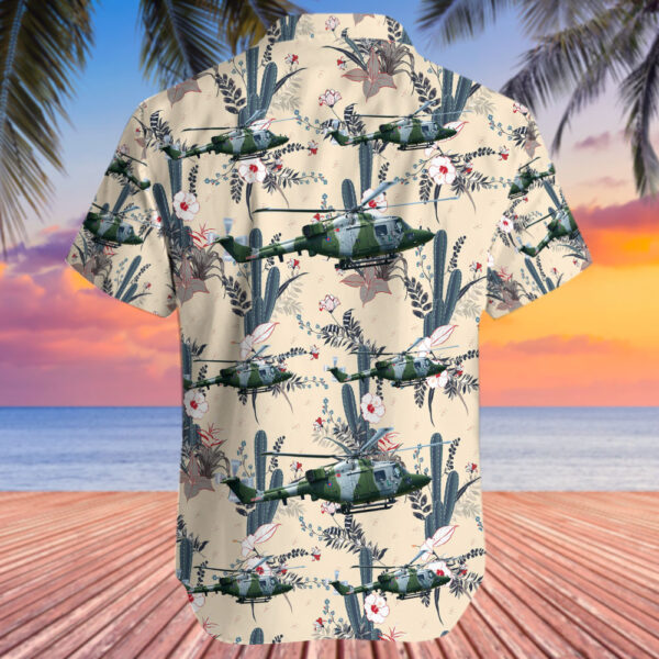 Westland Lynx AH.7 United Kingdom Army Air Corps Hawaiian Shirt Westland Lynx AH.7 United Kingdom Army Air Corps Hawaiian Shirt