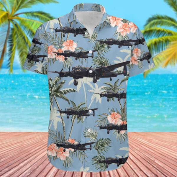 Avro Lancaster B.1 United Kingdom Battle of Britain Memorial Flight (BBMF) Hawaiian Shirt Avro Lancaster B.1 United Kingdom Battle of Britain Memorial Flight (BBMF) Hawaiian Shirt