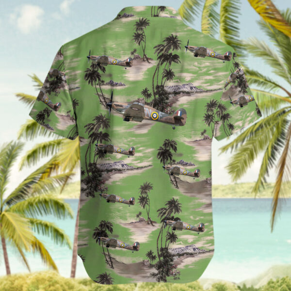 Hawker Hurricane Mk.IIC United Kingdom Battle of Britain Memorial Flight (BBMF) Hawaiian Shirt Hawker Hurricane Mk.IIC United Kingdom Battle of Britain Memorial Flight (BBMF) Hawaiian Shirt