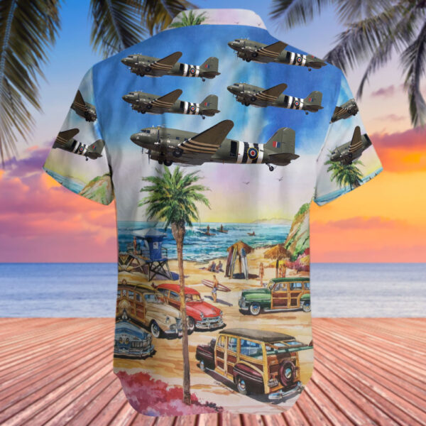 Douglas C-47A Dakota III United Kingdom Battle of Britain Memorial Flight (BBMF) Hawaiian Shirt Douglas C-47A Dakota III United Kingdom Battle of Britain Memorial Flight (BBMF) Hawaiian Shirt