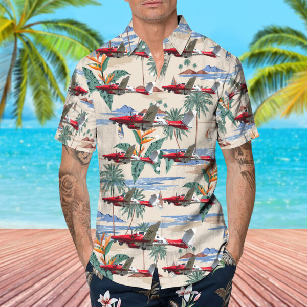 Diamond Aircraft DA-62 United Kingdom Coast Guard Hawaiian Shirt