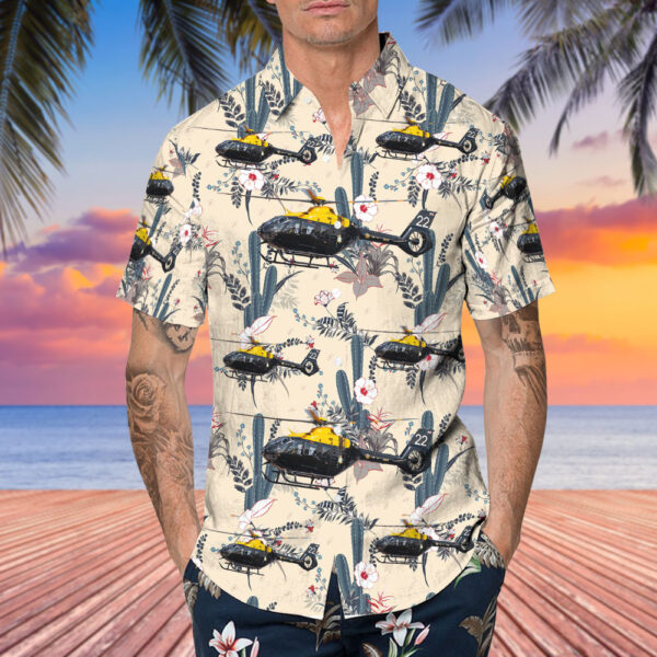 Airbus Helicopters Juno HT Mk.1 United Kingdom Defence Helicopter Flying School Hawaiian Shirt Airbus Helicopters Juno HT Mk.1 United Kingdom Defence Helicopter Flying School Hawaiian Shirt
