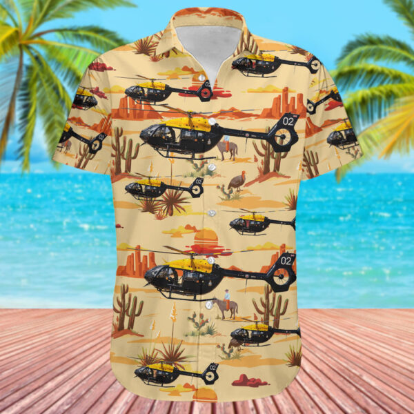 Airbus Helicopters H145 Jupiter HT.1 United Kingdom Defence Helicopter Flying School Hawaiian Shirt Airbus Helicopters H145 Jupiter HT.1 United Kingdom Defence Helicopter Flying School Hawaiian Shirt