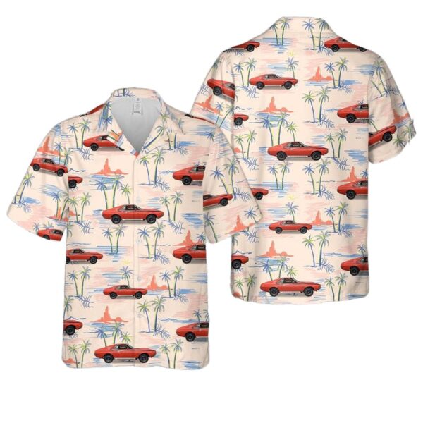 1970 AMC AMX BBO 390 Go Pac Aloha Hawaiian Shirt 1970 AMC AMX BBO 390 Go Pac Aloha Hawaiian Shirt