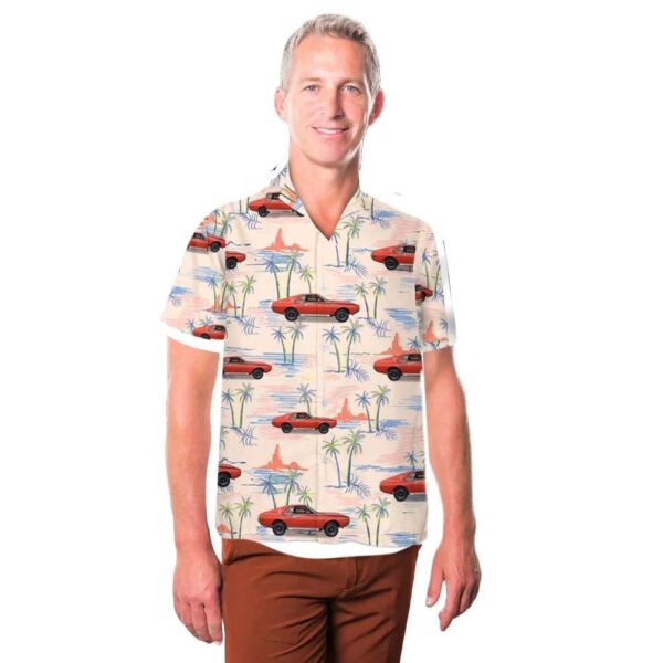1970 AMC AMX BBO 390 Go Pac Aloha Hawaiian Shirt 1970 AMC AMX BBO 390 Go Pac Aloha Hawaiian Shirt