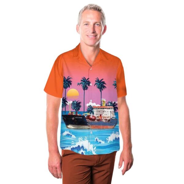 Algocanada Cargo Ship Aloha Hawaiian Shirt Algocanada Cargo Ship Aloha Hawaiian Shirt