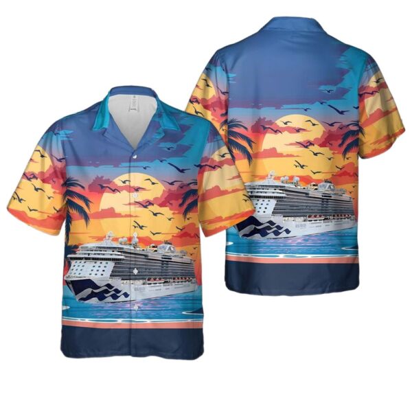 Princess Cruises Royal Princess (2012) Hawaiian Shirt For Men And Women Princess Cruises Royal Princess (2012) Hawaiian Shirt For Men And Women