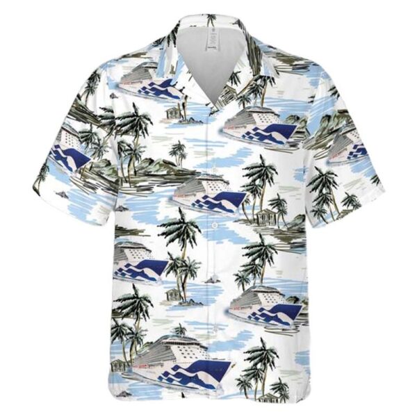 Princess Cruises Sky Princess Hawaiian Shirt Man Princess Cruises Sky Princess Hawaiian Shirt Man
