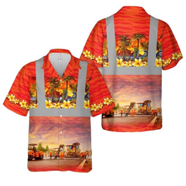 Road Construction Workers Hawaiian Shirt For Men And Women Road Construction Workers Hawaiian Shirt For Men And Women