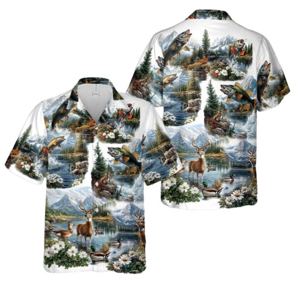 Wildlife Hunt and Fish Hawaiian Shirt Outfit Wildlife Hunt and Fish Hawaiian Shirt Outfit