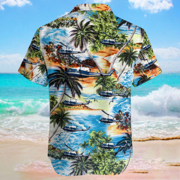Bell HH-1N Iroquois United States US Air Force (USAF) Hawaiian Shirt Bell HH-1N Iroquois United States US Air Force (USAF) Hawaiian Shirt