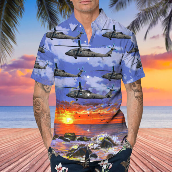 Sikorsky UH-60M Blackhawk United States US Army Hawaiian Shirt Sikorsky UH-60M Blackhawk United States US Army Hawaiian Shirt