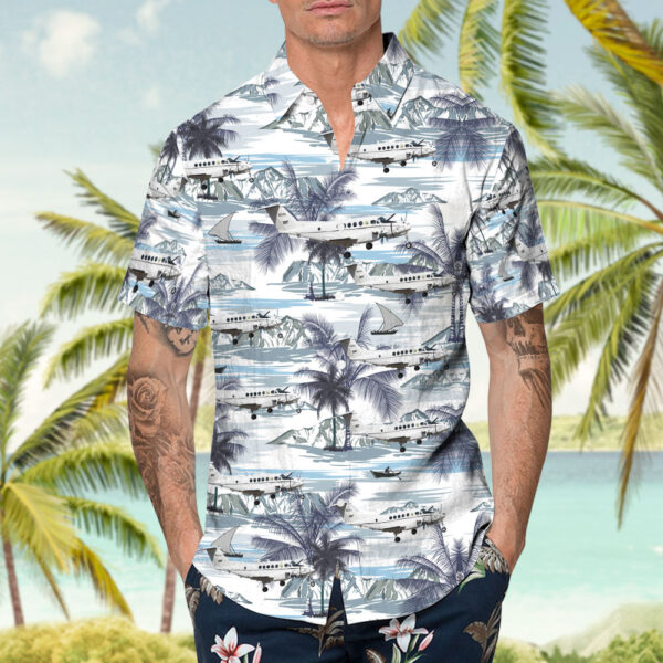 Beechcraft C-12T Huron United States US Army Hawaiian Shirt Beechcraft C-12T Huron United States US Army Hawaiian Shirt