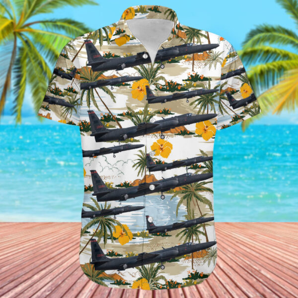 Lockheed U-2S United States US Air Force (USAF) Hawaiian Shirt Lockheed U-2S United States US Air Force (USAF) Hawaiian Shirt