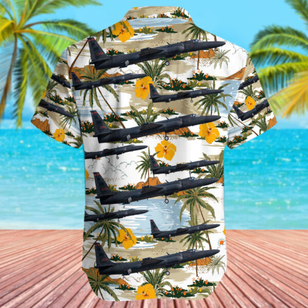 Lockheed U-2S United States US Air Force (USAF) Hawaiian Shirt Lockheed U-2S United States US Air Force (USAF) Hawaiian Shirt