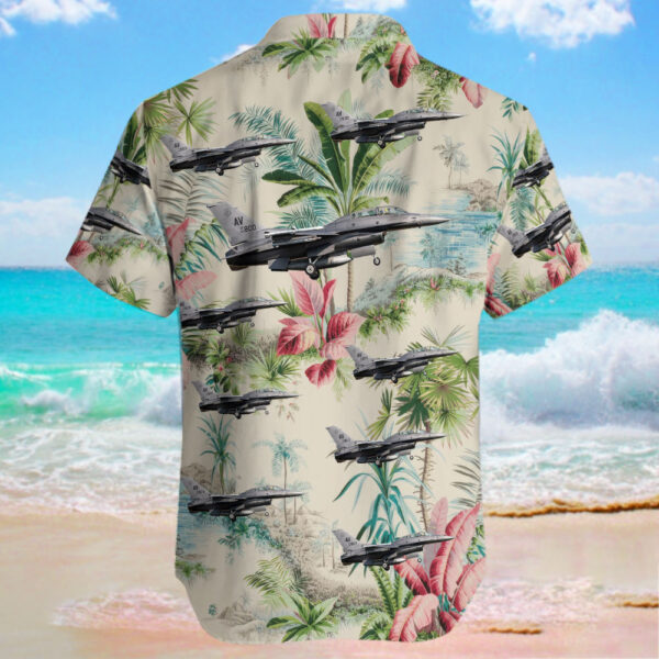 General Dynamics F-16D Fighting Falcon United States US Air Force (USAF) Hawaiian Shirt General Dynamics F-16D Fighting Falcon United States US Air Force (USAF) Hawaiian Shirt