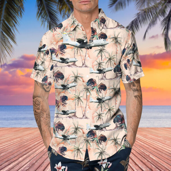 Lockheed C-130H Hercules Greece Air Force Hawaiian Shirt Lockheed C-130H Hercules Greece Air Force Hawaiian Shirt