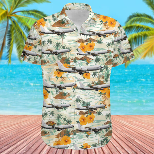 Boeing KC-135R Stratotanker United States US Air Force (USAF) Hawaiian Shirt Boeing KC-135R Stratotanker United States US Air Force (USAF) Hawaiian Shirt
