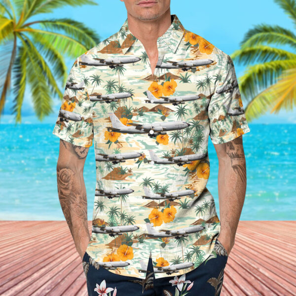 Boeing KC-135R Stratotanker United States US Air Force (USAF) Hawaiian Shirt Boeing KC-135R Stratotanker United States US Air Force (USAF) Hawaiian Shirt