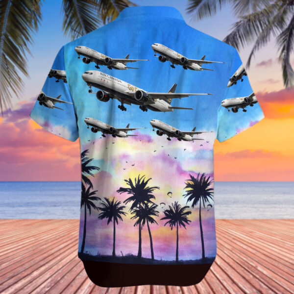 Boeing 777-333ER Air Canada Hawaiian Shirt Boeing 777-333ER Air Canada Hawaiian Shirt