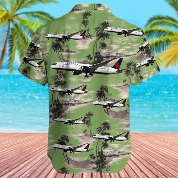 Boeing 787-9 Dreamliner Air Canada Hawaiian Shirt Boeing 787-9 Dreamliner Air Canada Hawaiian Shirt