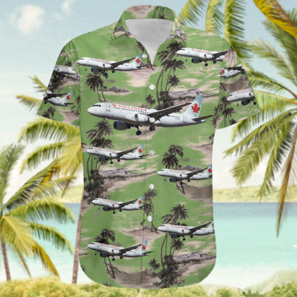 Airbus A320-214 Air Canada Hawaiian Shirt Airbus A320-214 Air Canada Hawaiian Shirt