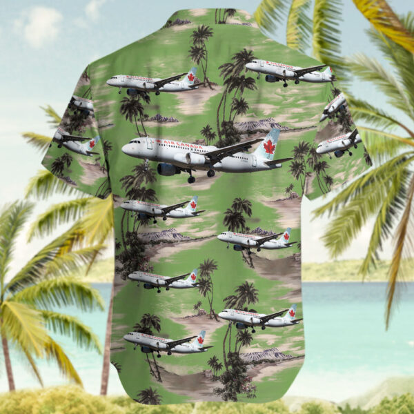 Airbus A320-214 Air Canada Hawaiian Shirt Airbus A320-214 Air Canada Hawaiian Shirt