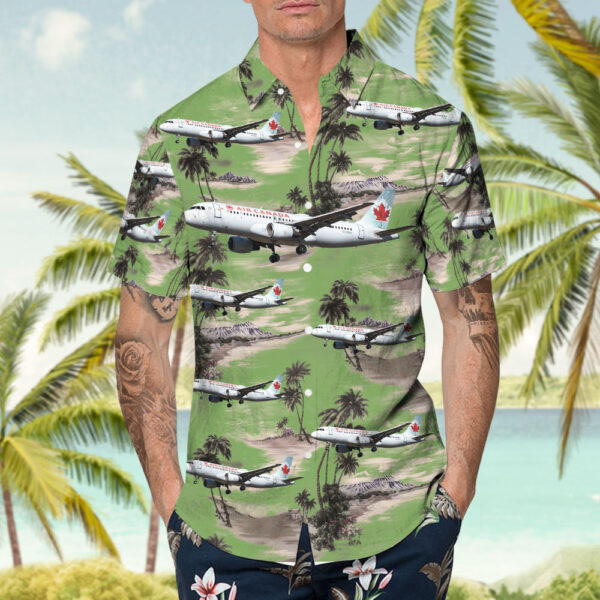 Airbus A320-214 Air Canada Hawaiian Shirt Airbus A320-214 Air Canada Hawaiian Shirt
