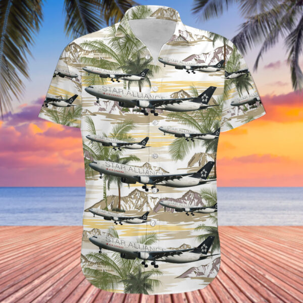 Airbus A330-343 Air Canada Hawaiian Shirt Airbus A330-343 Air Canada Hawaiian Shirt