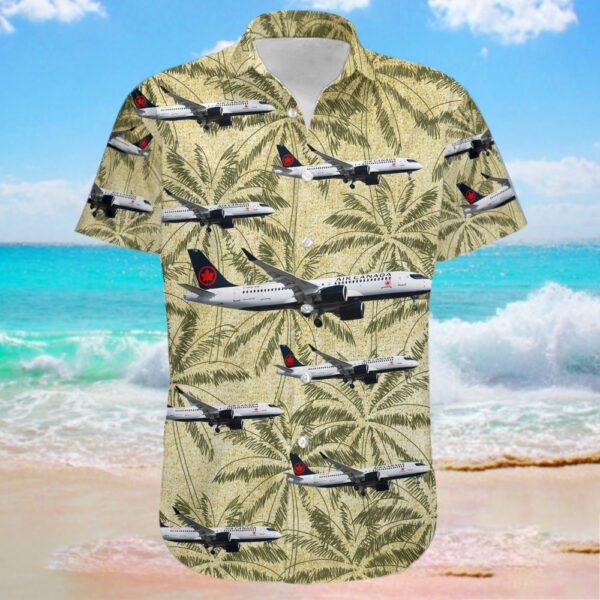 Airbus A220-371 Air Canada Hawaiian Shirt Airbus A220-371 Air Canada Hawaiian Shirt