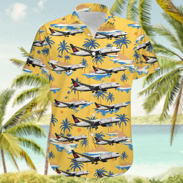 Boeing 787-8 Dreamliner Air Canada Hawaiian Shirt Boeing 787-8 Dreamliner Air Canada Hawaiian Shirt
