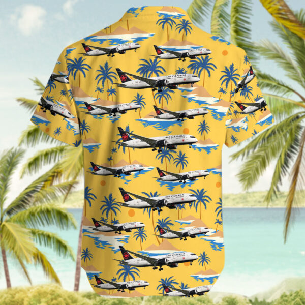 Boeing 787-8 Dreamliner Air Canada Hawaiian Shirt Boeing 787-8 Dreamliner Air Canada Hawaiian Shirt