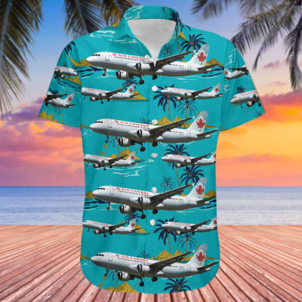 Airbus A320-211 Air Canada Hawaiian Shirt