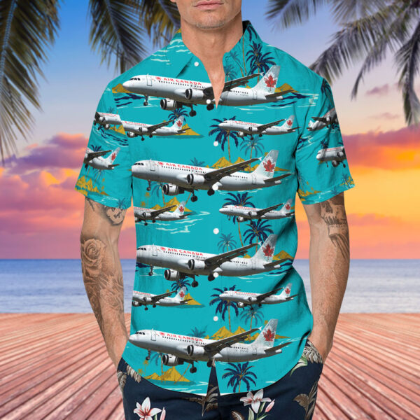 Airbus A320-211 Air Canada Hawaiian Shirt