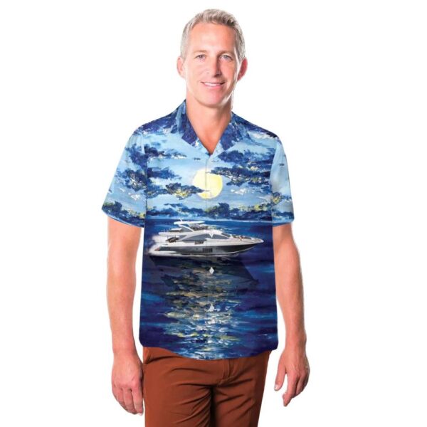 Azimut 80 Carat Modern Yachts Cheap Hawaiian Shirt