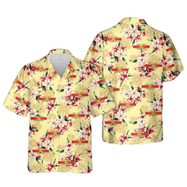 US Army Field Artillery Combat Artilleryman Badge Hawaiian Shirt Man US Army Field Artillery Combat Artilleryman Badge Hawaiian Shirt Man