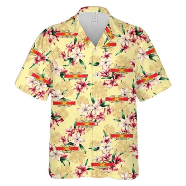 US Army Field Artillery Combat Artilleryman Badge Hawaiian Shirt Man US Army Field Artillery Combat Artilleryman Badge Hawaiian Shirt Man