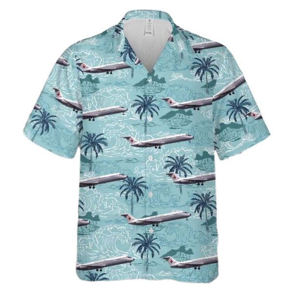 US Air Force McDonnell Douglas C-9A Nightingale Hawaiian Shirt Outfit US Air Force McDonnell Douglas C-9A Nightingale Hawaiian Shirt Outfit