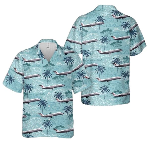 US Air Force McDonnell Douglas C-9A Nightingale Hawaiian Shirt Outfit US Air Force McDonnell Douglas C-9A Nightingale Hawaiian Shirt Outfit