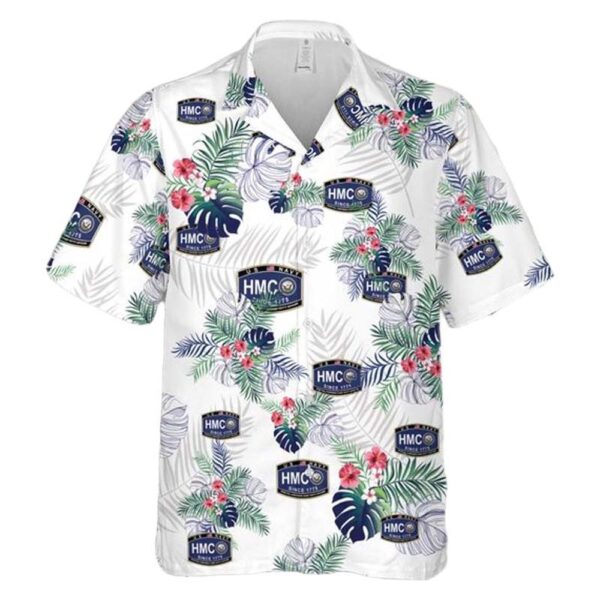 US Navy Hospital Corpsman Chief Petty Officer Cheap Hawaiian Shirt