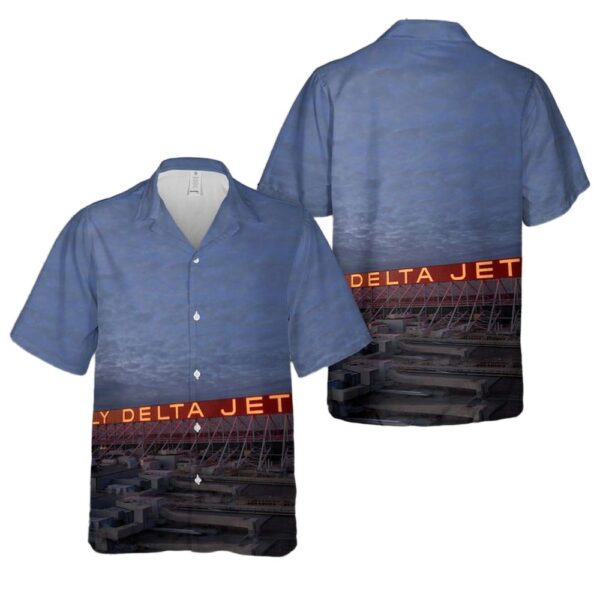 Fly Delta Jets Sign Aloha Hawaiian Shirt Fly Delta Jets Sign Aloha Hawaiian Shirt