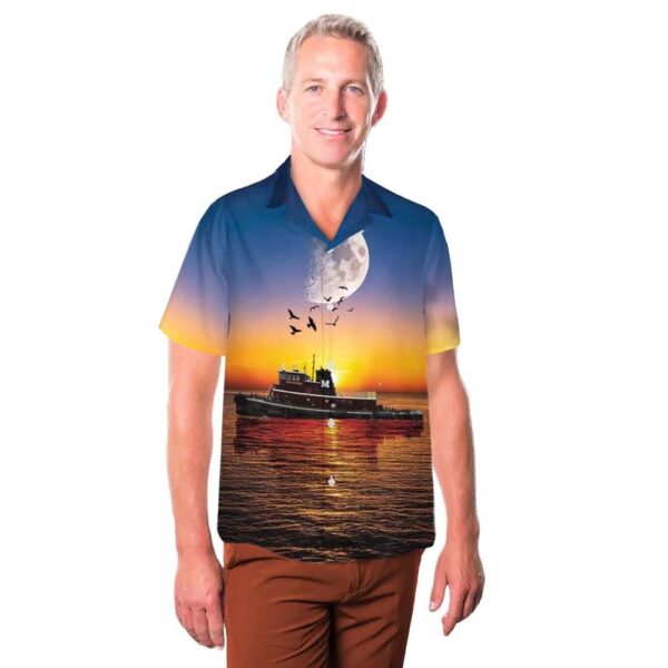 Moran Tugboat Fort Caswell Cheap Hawaiian Shirt