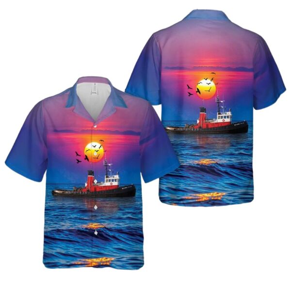 SEASPAN PACER Tug boat Hawaiian Shirt Cheap SEASPAN PACER Tug boat Hawaiian Shirt Cheap