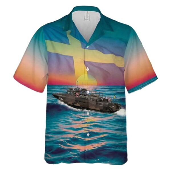 Swedish Navy Stridsbåt 90HS Hawaiian Shirt Outfit Swedish Navy Stridsbåt 90HS Hawaiian Shirt Outfit