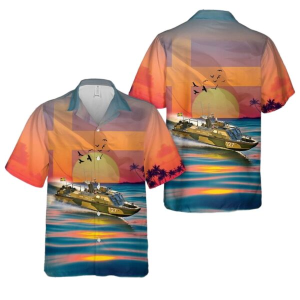 Swedish Navy Stridsbåt 90 E Aloha Hawaiian Shirt Swedish Navy Stridsbåt 90 E Aloha Hawaiian Shirt